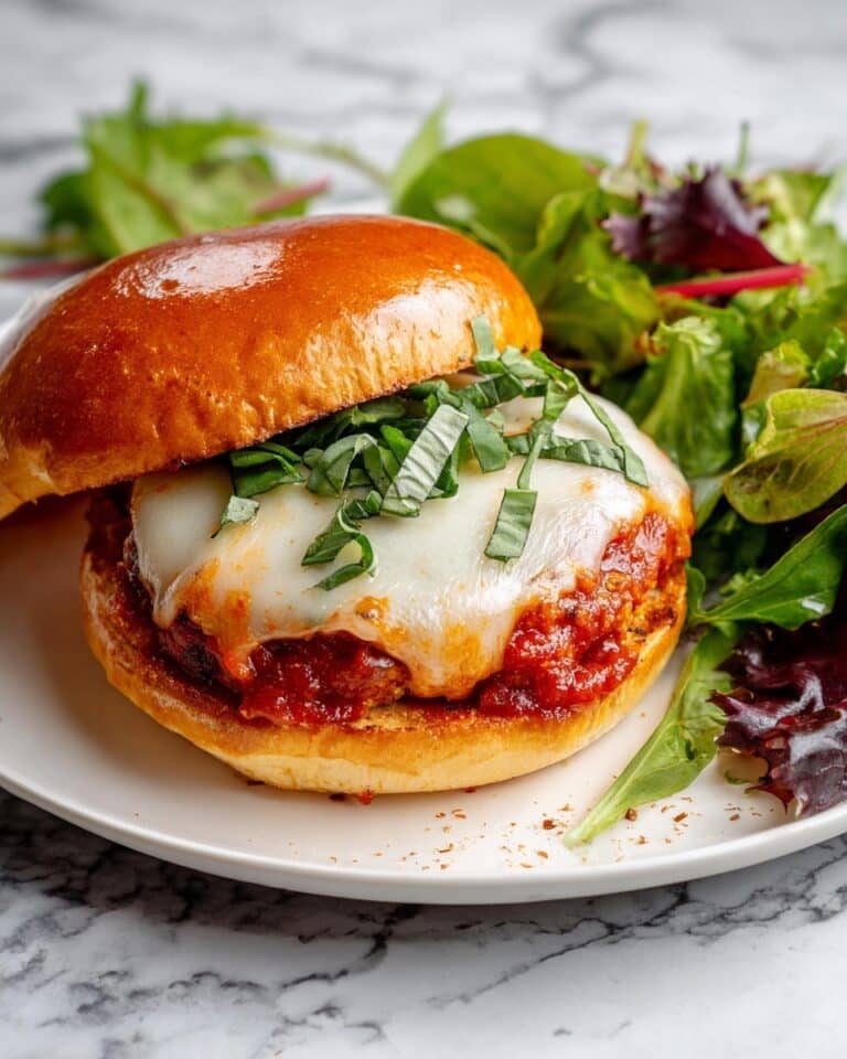 Italian Chicken Burgers Recipe