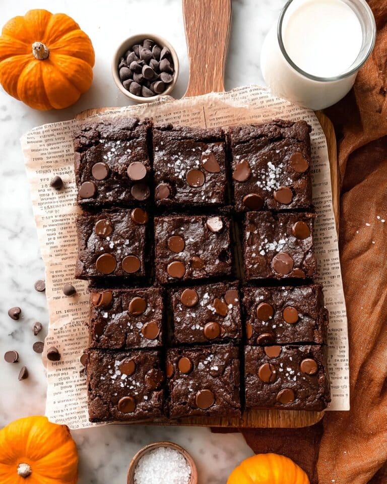 Flourless Pumpkin Brownies Recipe
