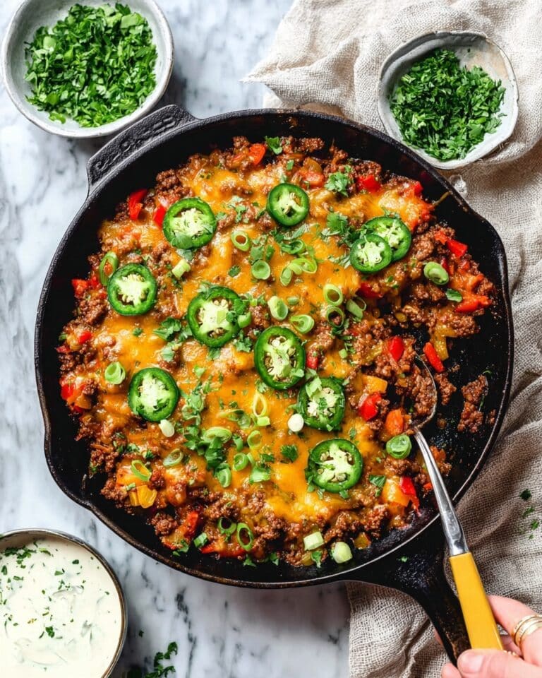 Chipotle BBQ Beef and Potato Skillet Recipe